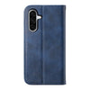 For Samsung Galaxy A26 5G Cubic Grid Calf Texture Magnetic Leather Phone Case(Blue)