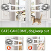 Pet Door 31x7cm | Cat & Dog Gate | No-Drill Black