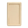 20x12x1.5cm Jewelry Tray Ring Rectangular Empty Plate Earrings Necklace Jewelry Display Plate(Khaki)