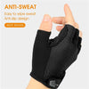 WEST BIKING YP0211218 Cycling Breathable Short Gloves Non-Slip Half Finger Gloves, Size: 2XL(Black)