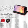 For Samsung Galaxy M55 / C55 Cubic Grid Texture Flip Leather Phone Case(Red)