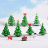 5pcs Simulation Christmas Tree Decoration Christmas Gifts Micro Landscape Snow Ornament, Style: No.1