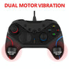 Wired Gamepad For Nintendo Switch / Android / iOS / PC(S818W Left Red Right Blue)