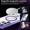 For Samsung Galaxy S25 Ultra 5G Ice Color Magnetic Series TPU Hybrid Acrylic Magsafe Phone Case(Yuanfeng Blue)