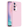For Samsung Galaxy A24 5G Nano Lens Cover Liquid Silicone Phone Case(Pink)
