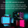 YONGNUO YN300IV Four Generations RGB Full Color Photography Lamp Double Color LED Fill Light, Style: EU Plug Power Adapter