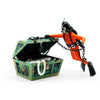 Pneumatic Diving Frogman Ornament, Orange - Aquarium Decor
