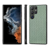 For Samsung Galaxy S25 Ultra 5G Carbon Fiber Texture Leather Back Cover Phone Case(Green)