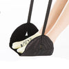 Portable Mini Foot Rest Hammock for Office Home Chair(Black)