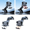 Car Suction Cup Dashboard Automatic Lock Mobile Phone Holder, Style: Black Telescopic