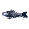 HENGJIA 10cm 24g Bionic Multi-Section Fish Bait Plastic Electroplating Fake Bait(4)