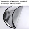 Round Camper Camping Lawn Fire Rack Flame Insulation Land, Diameter: 24 Inches