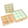 3 In1 Children Multifunctional Sudoku Board Game Puzzle Board Game(Blue)