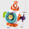 Baby Hand Grip Ball Early Learning Busy Ball Puzzle Sensory Spinning Toys, Style: Rocket