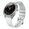 V66 1.28inch BT5.0 Smart Watch Support Heart Rate/ Sleep Detection, Style:Silicone Strap(Silver)