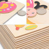 Children Educational Toy Wooden Cartoon Jigsaw Puzzle(Ship)