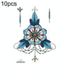 10 PCS Waterproof Arm Chest Scar Tattoo Sticker(Al-019)