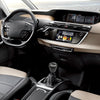 For Citroen C4 / Peugeot 307 Car Gear Lever Knob Leather Gear Shift Knob, with Converter(Black)