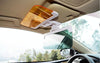 2 in 1 HD Car Anti-Glare Dazzling  Day Night Vision Driving Mirror Sun Visors
