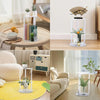 Dual Layer Acrylic Plant Flower Pot Stand Home Living Room Decoration