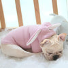 Pink Rabbit Ear Pet Sweatshirt (S) - Cat & Dog Sweater