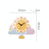 Cartoon Shake Wall Clock Children Room Decoration Wall Clock (Sun)