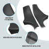 For Tesla Model Y Rear Door Built-In Sill Strip Rear Seats Anti-Kick Leather Protective Pad(Carbon Fiber)