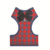 Plaid Bow Vest Harness & Lead Set for Cats & Dogs (L)