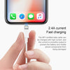 USB to 8 Pin Synchronous Data Charging Cable, Cable Length: 1m(White)