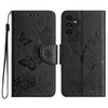 For Samsung Galaxy A36 / A56 5G Butterfly Embossed Flip Leather Phone Case(Black)