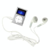 TF / Micro SD Card Slot MP3 Player with LCD Screen, Metal Clip(Silver)