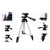 3120 Live Broadcast Tripod 4-Section Folding Legs Aluminum Alloy Tripod Mount with U-Shape Three-Dimensional Tripod Head for DSLR & Digital Camera, Adjustable Height: 34-103cm(Black)
