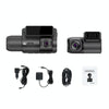 M700A 3 Channels Car Recorder 4K UHD Front+1080P Inside+2K Rear+GPS+WIFI Dash Cam(Black)