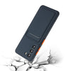 For Samsung Galaxy S24+ / S25+ Card Slot Design Shockproof TPU Phone Case(Dark Blue)