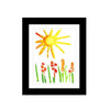 Wood Children Art Frames Magnetic Front Open Frametory for Poster Photo Drawing Paintings Pictures(Black)