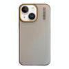 For iPhone 14 Soft Sandy Skin Feel Translucent PC Phone Case(Black)