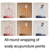 D18 Head Massager Relax Scalp Meridian Massager, Style: 12 Claw (Pink)
