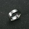 Men Ring, Ring Size:8(Silver)