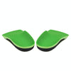 1 Pair 068 Sports Shockproof Massage Arch Of Foot Flatfoot Support Half Insole Shoe-pad, Size:M (255-260mm)(Green Orange)