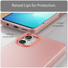 For Samsung Galaxy A06 4G Frosted Translucent TPU Hybrid PC Full Coverage Phone Case(Red)