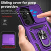 For Samsung Galaxy S25+ 5G Sliding Camshield Holder Phone Case(Purple)