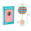 KBX-001 Rotating Decompression Stick Children Wooden Toys(Macaron)