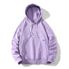 Men Lose Solid Color Sweatshirt, Color: Purple(XL)