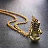 Punk Retro Mini Boxing Glove Necklace(gold)