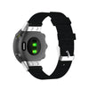 For Garmin Forerunner 45 / 45S / Swim 2 Universal Nylon Canvas Watch Band(Black)