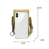 Multifunctional Large-Capacity Mobile Phone Bag Outdoor Sports Waist Bag(Brown)