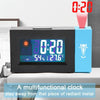 8290 Electronic Colour Screen Weather Clock Weather Forecast Projection Clock Rotatable Digital Clock With USB Cable