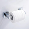 Toilet Square Base Retractable Toilet Paper Holder(Silver)