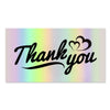 50 Sheets /Pack Laser Rainbow Thank You Card Gift Wrapping Thank You Card(L14)