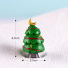 5pcs Simulation Christmas Tree Decoration Christmas Gifts Micro Landscape Snow Ornament, Style: No.5